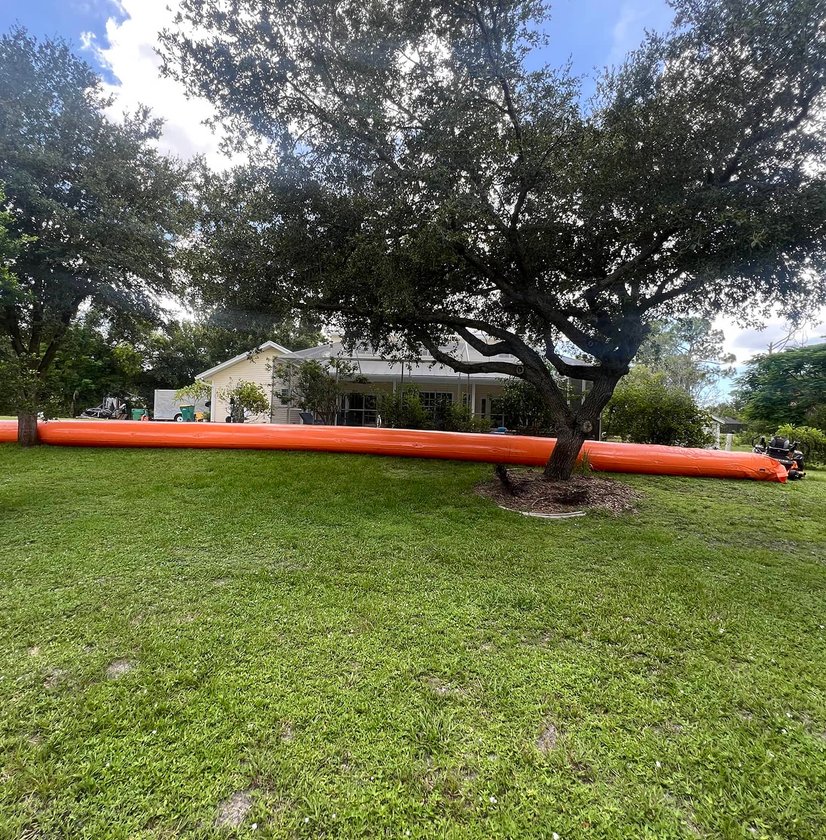 Circular stone fire pit