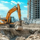 Construction excavator